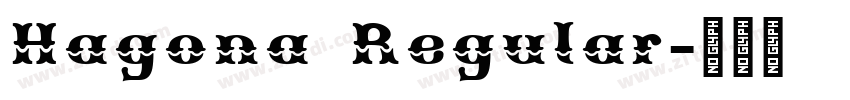 Hagona Regular字体转换